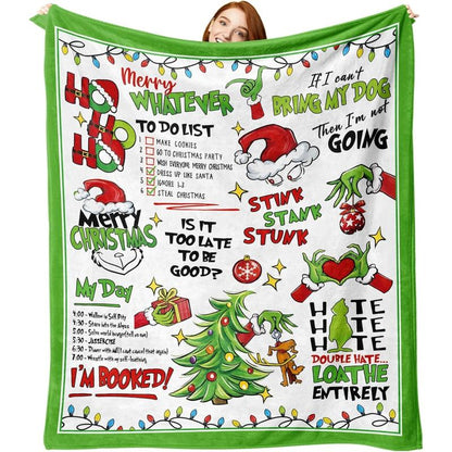 Grinch Soft Blanket