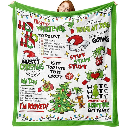Grinch Soft Blanket