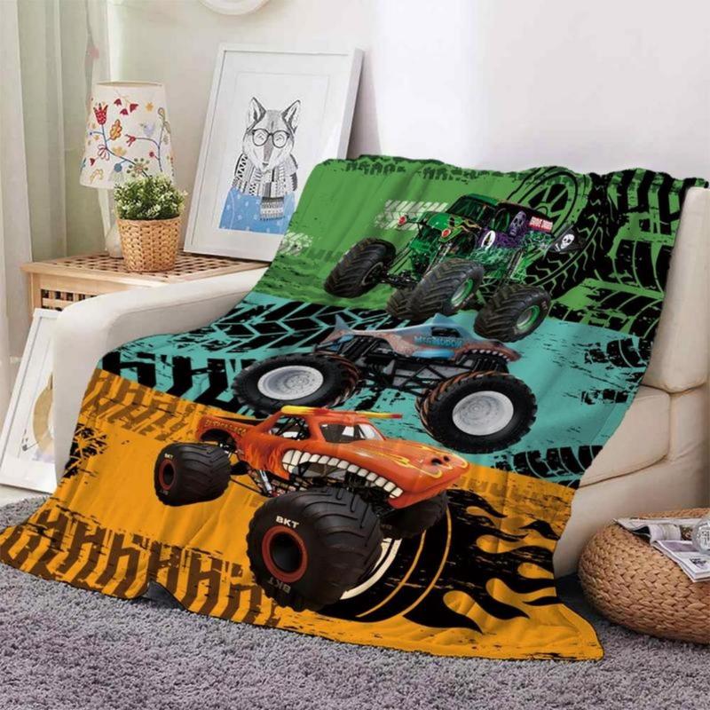 Monster Truck Soft Blanket