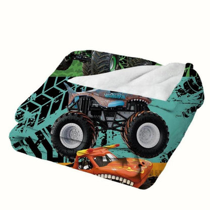 Monster Truck Soft Blanket